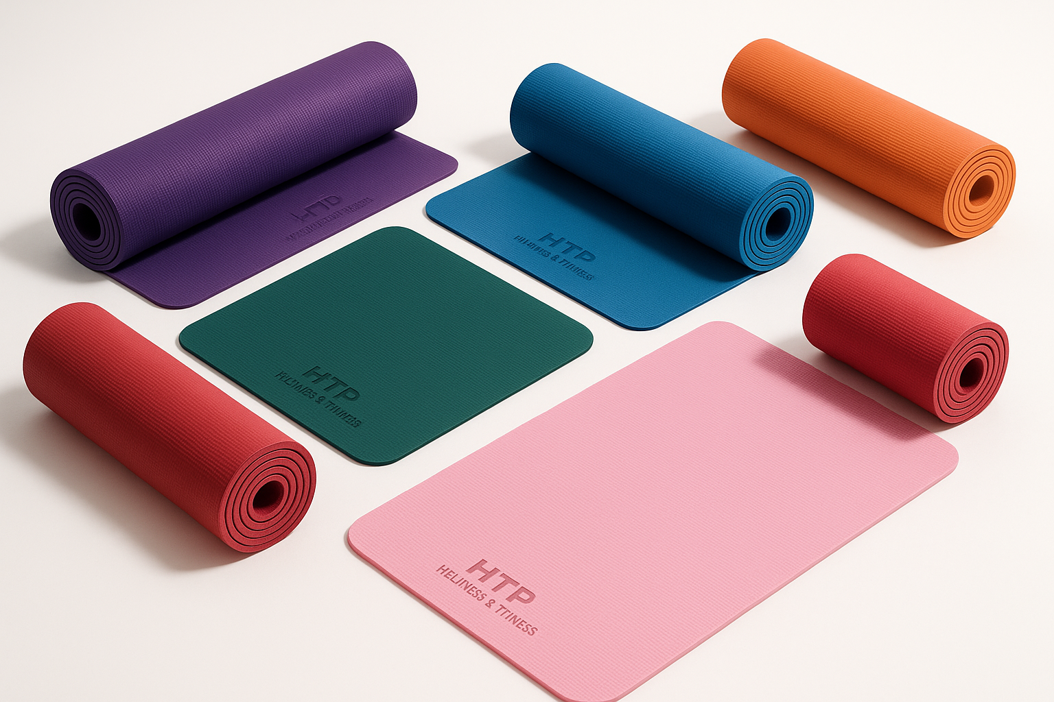 HTP Wellness & Fitness multiple colors yoga mats
